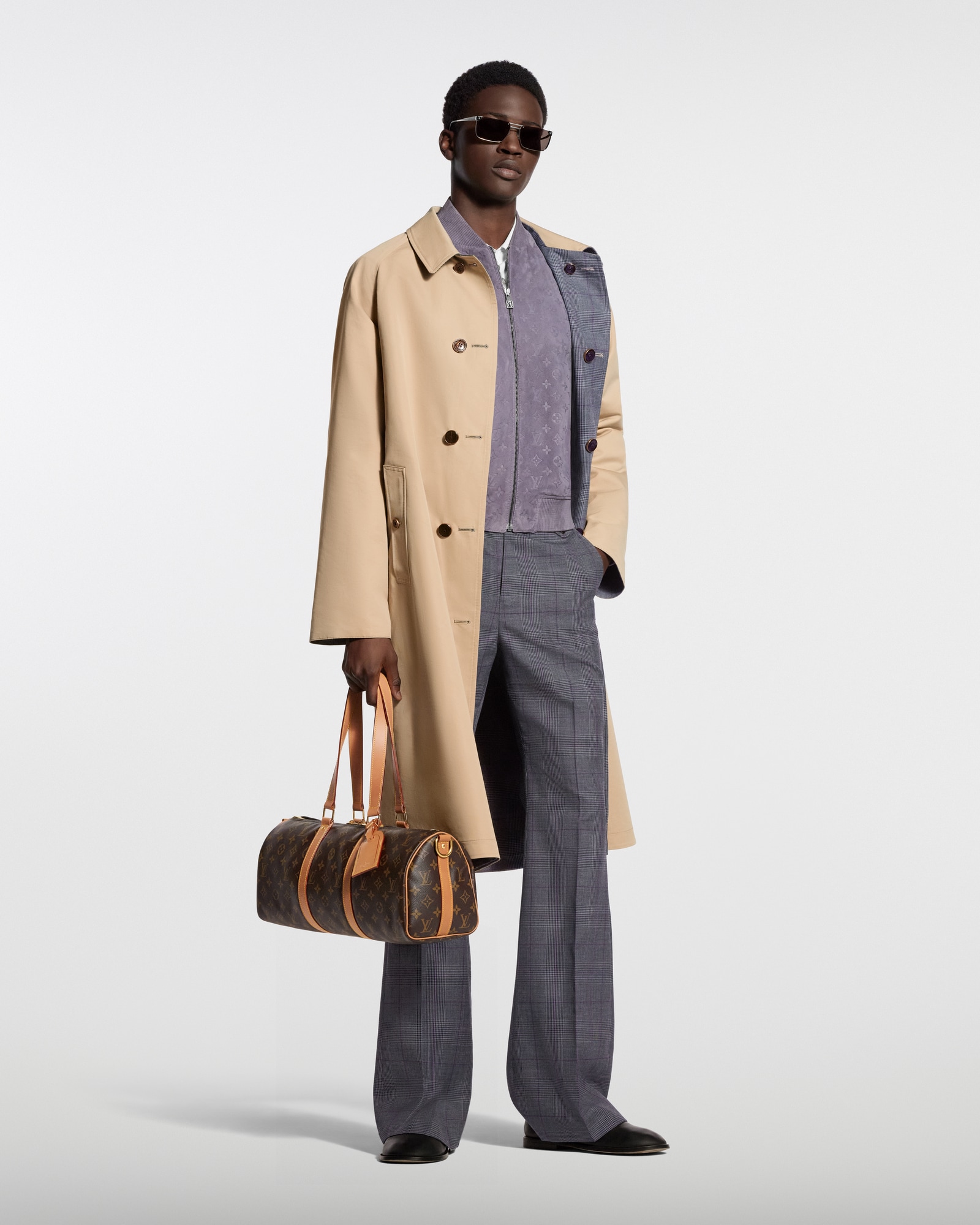 Reversible Cotton Silk Trench Coat - For Men | LOUIS VUITTON